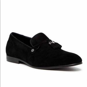 Aldo : men’s black suede loafers